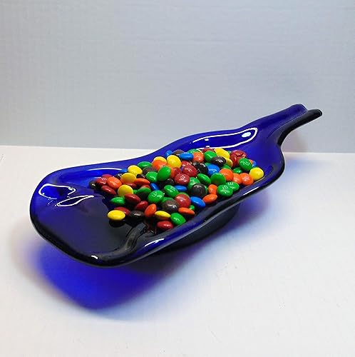 Miniatura 6 de UpC- Plato de inmersión reciclado para botellas de vino azul cobalto