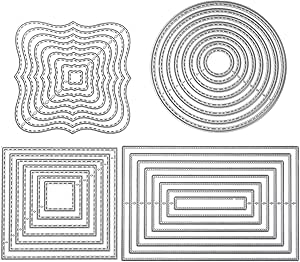 2 Fustelle Metallo Per Scrapbooking | Tema Viaggio Con Globo E Aereo | Per Carta E Cartoncino - Foto 2