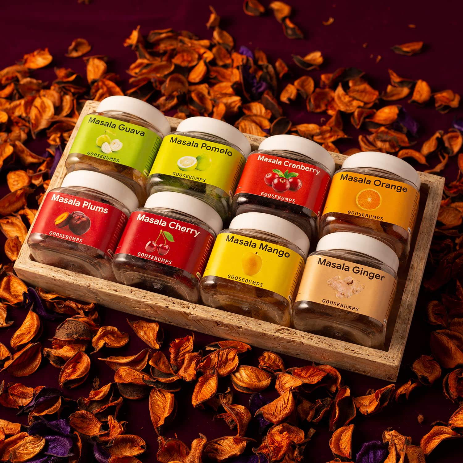 See full amazon price history chart for Goosebumps Pickles Goosebumps Premium Festive Gift Pack |Assorted Masala Fruit Collections|Festival Gift Hamper Wooden Tray Combo,480G Goosebumps Pickles Goosebumps Premium Festive Gift Pack |Assorted Masala Fruit Collections|Festival Gift Hamper Wooden Tray Combo,480G (B08KW8MNPX) Amazon Price History, Amazon Price Tracker