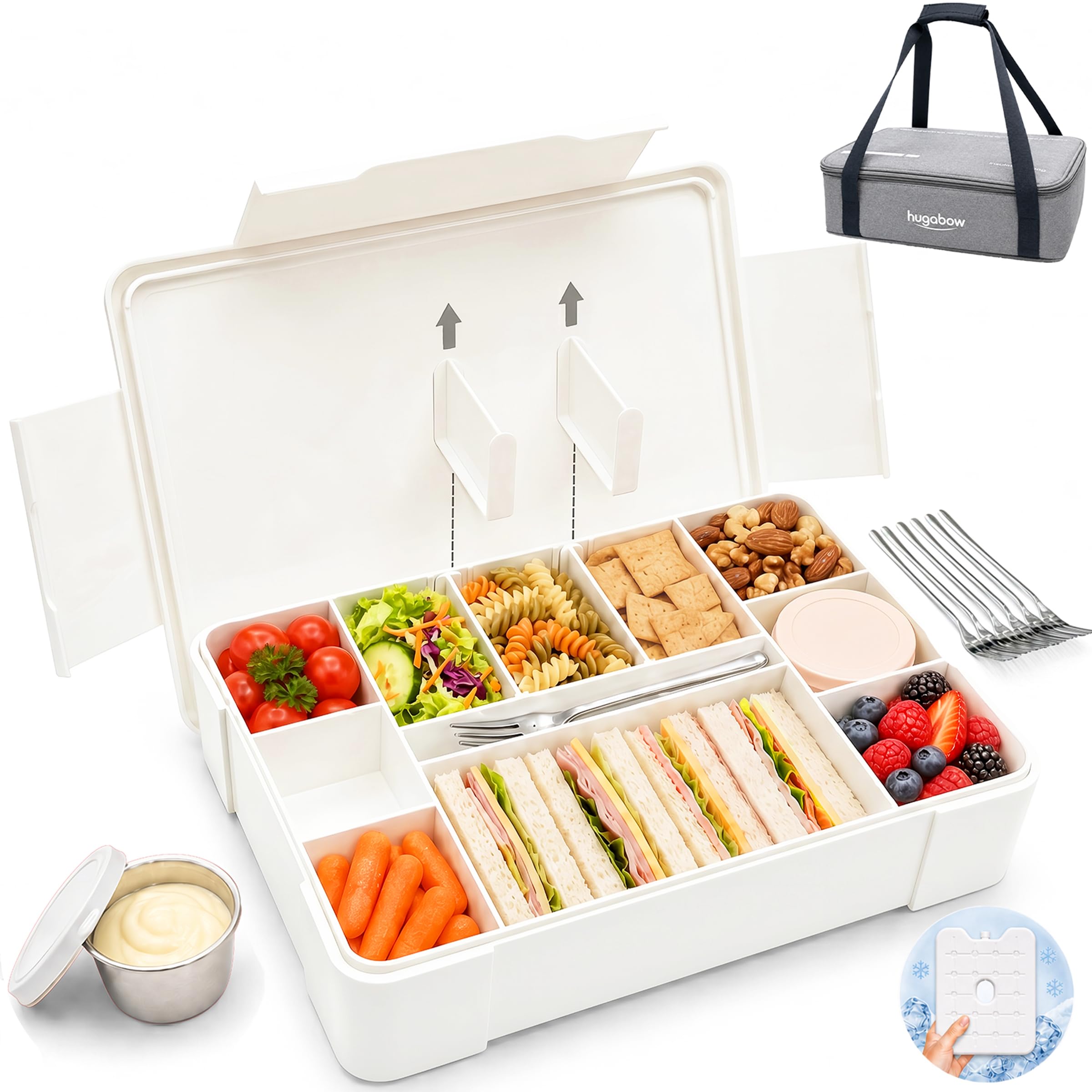 Amazon.com | Hugabow Portable Snackle Box Container with Ice Pack