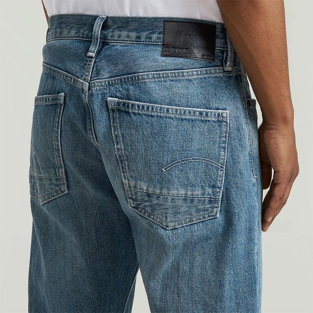 G-Star Men's Dakota Regular Straight Jeans Blau (Antique Faded Patina Blue D23691-E358-H928) 32W / – Bild 5