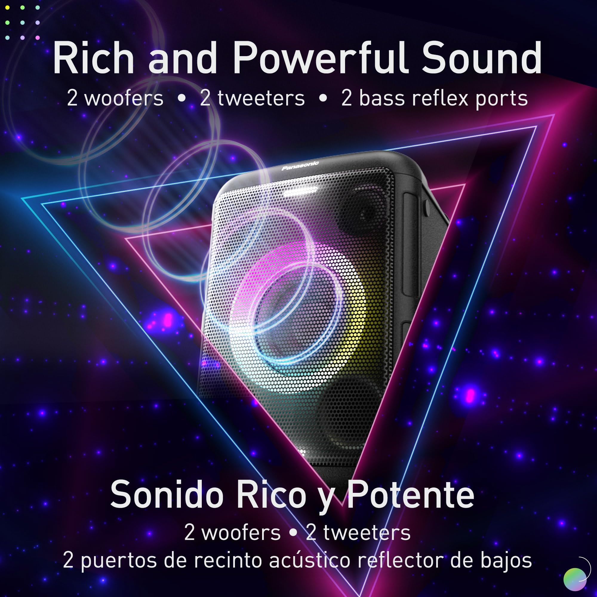 Amazon.com: Panasonic BMAX Portable Speaker Bluetooth, 75W Bass