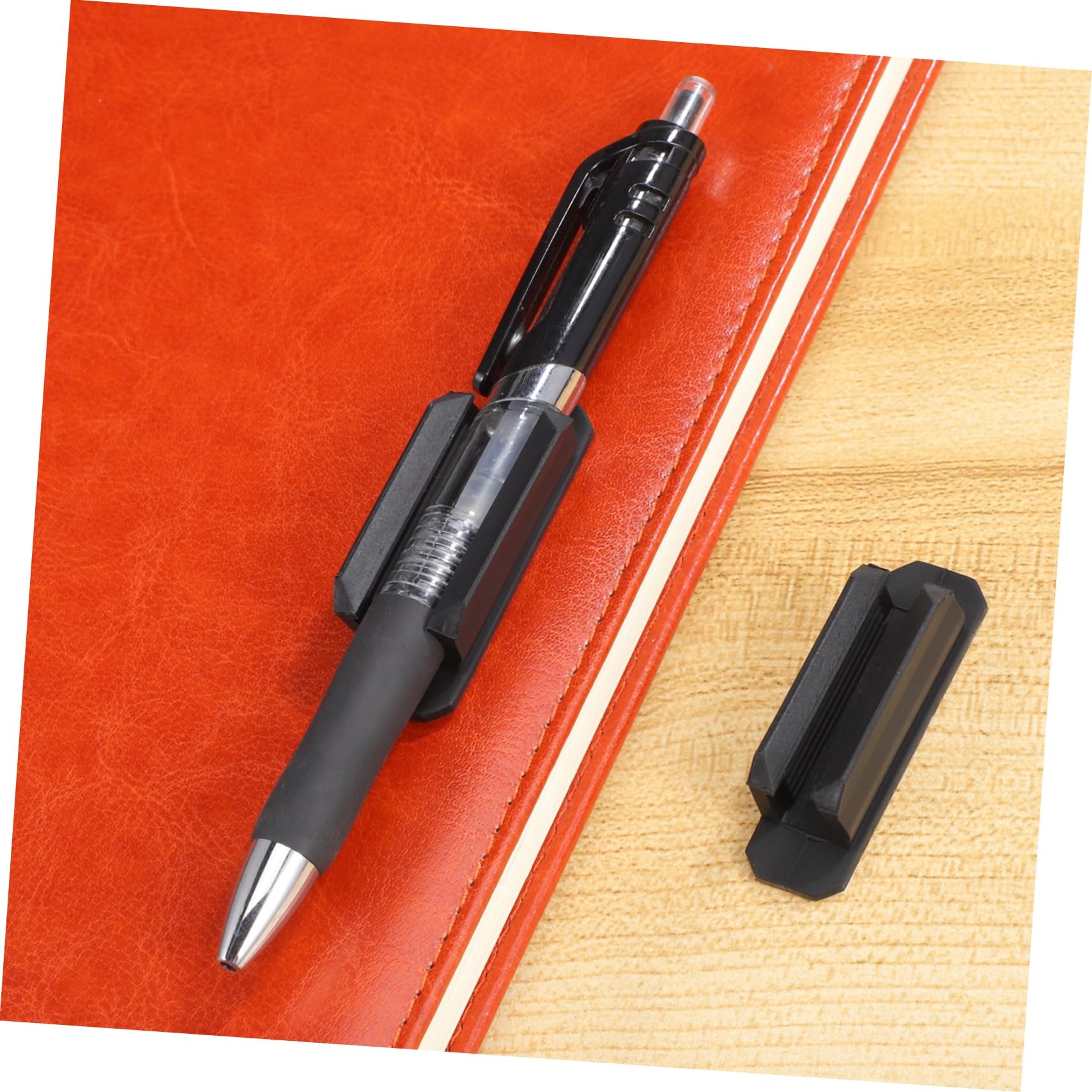 4 Portapenne In Silicone Autoadesivi | Per Scrivania, Monitor O Parete | Nero | Morbido E Resistente - Foto 9