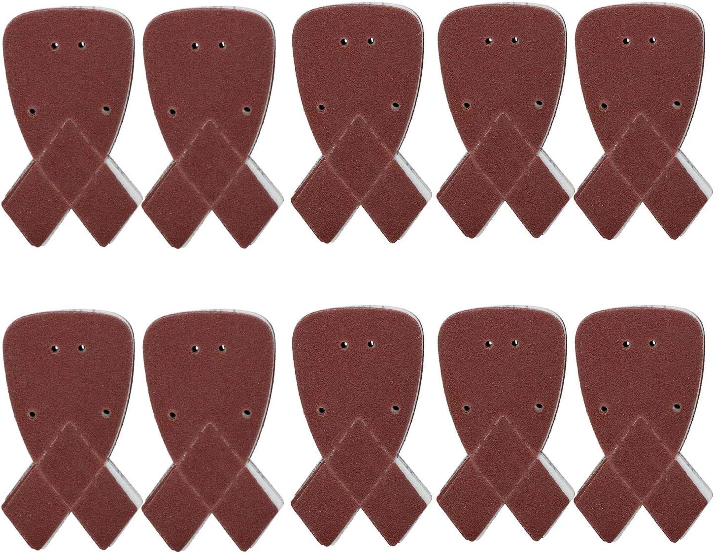 Mixed Grit Mouse Palm Sander Hook + Loop Sanding Sheets Pads Sandpaper 400pk