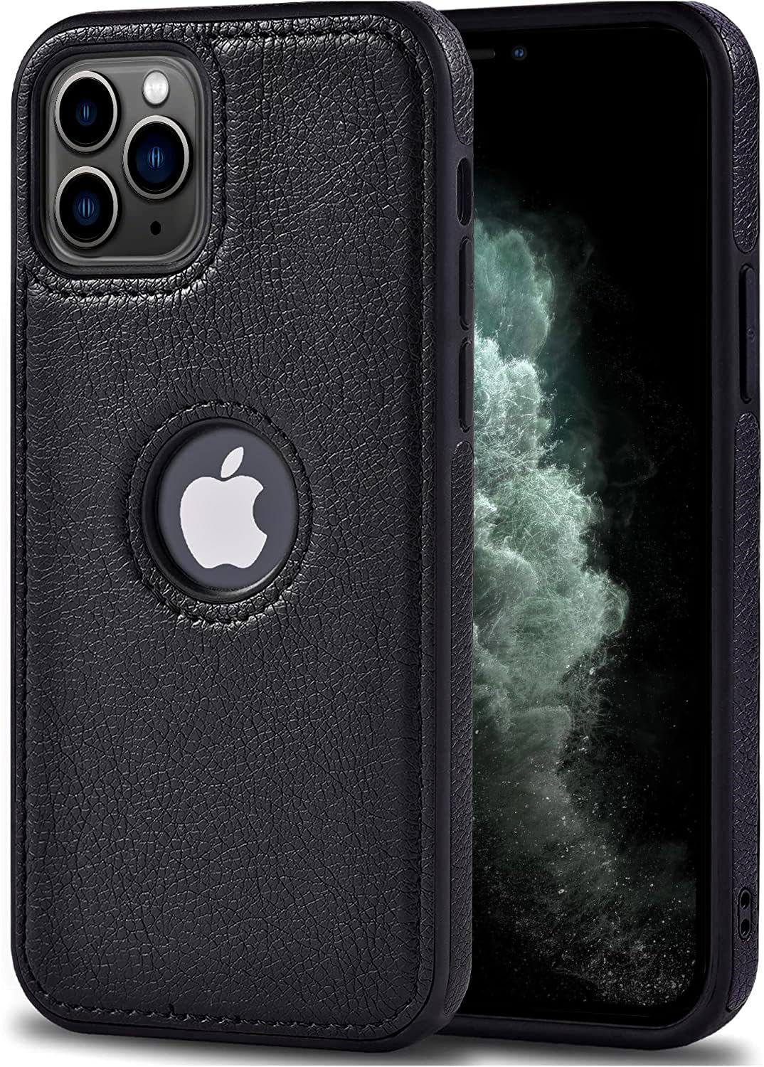 SHINESTAR iPhone 11 Pro Max Case Slim Premium Vegan Leather Slim Logo View Classic Luxury Elegant Thin Protective Cover for iPhone 11 Pro Max - Black (B0CVV22DM4) Amazon Price History, Amazon Price Tracker