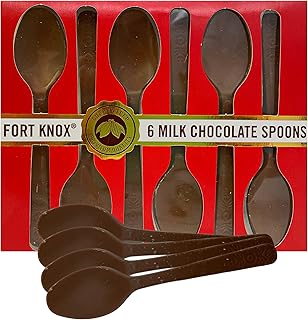 Old-Fashioned Candy Hot Chocolate Stirring Spoons, Gourmet Milk Cocoa Edible Spoon Stirrers, Christmas Stocking Stuffers, 2.12 Ounces