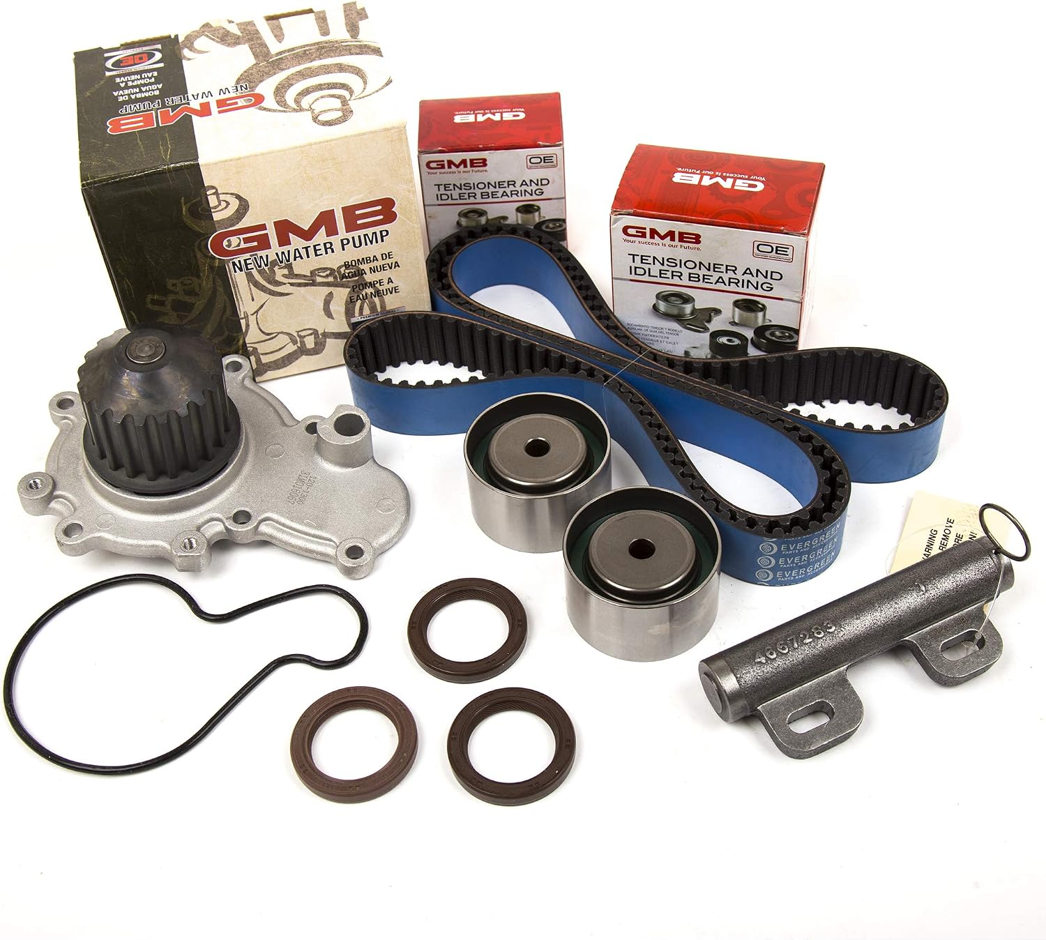 MA-9761233531 Timing Belt Kit Water Pump Compatible With/For 95-99 Dodge Eagle Mitsubishi 2.0L DOHC 420A