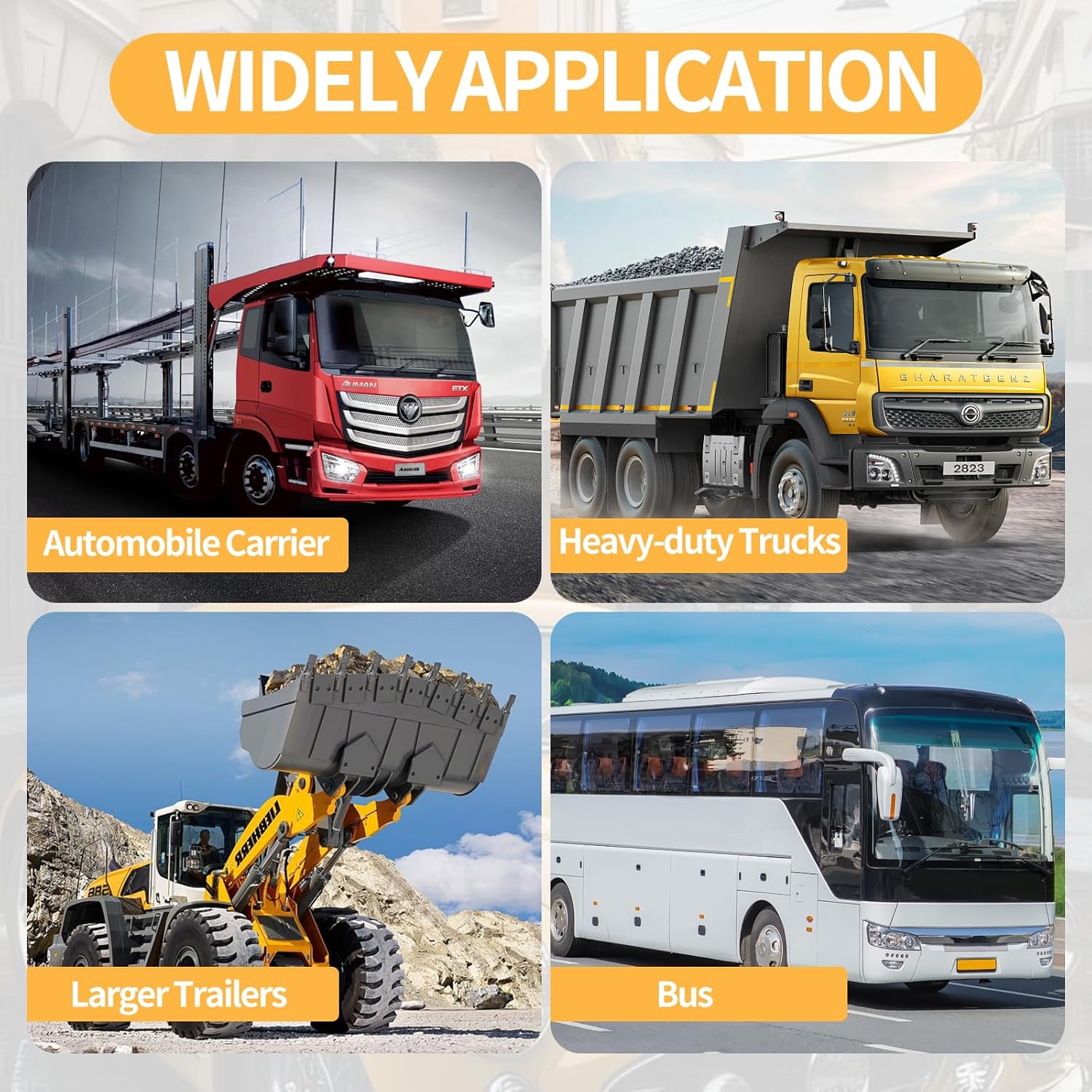 20 Pcs 5in Clamp in Truck Valve Stems, Truck Tire Valve Stems Straight Truck Valve Stems TR574 Copper Tubeless Straight Valve Stem Extension Adaptor for 0.625in Valve Bore Stems Replacement Kit