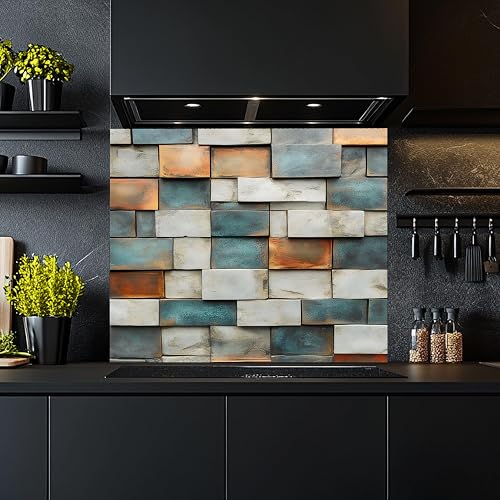 Tempered Glass Backsplash, Decorative Stones Backsplash, Kitchen Backsplash Behind Stove, Glass Backsplash for Kitchen