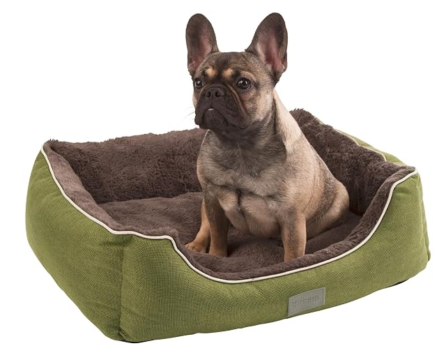 Foto 4 de 6 de Kerbl Pet 81317 Samuel - Cama (50 x 40 x 15 cm), Color Verde y Gris
