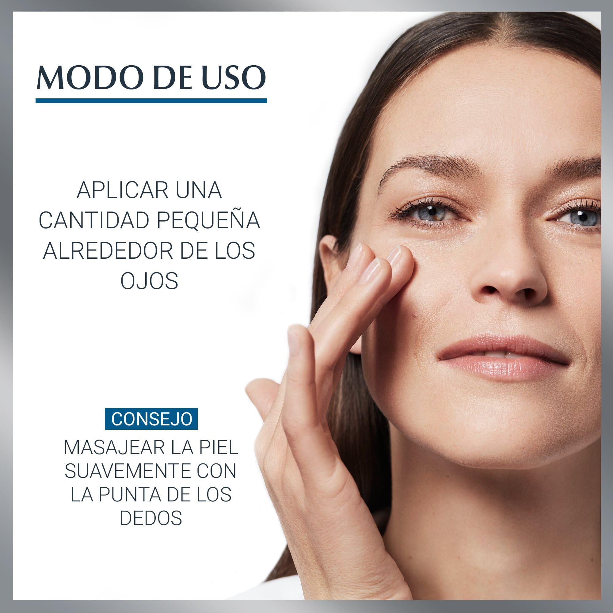 Eucerin Hyaluron-Filler Contorno de Ojos FPS 15 (15 ml), crema antiedad y antiarrugas, crema rellenadora de arrugas con Ácido Hialurónico y protección UVA FPS15 para todo tipo de pieles