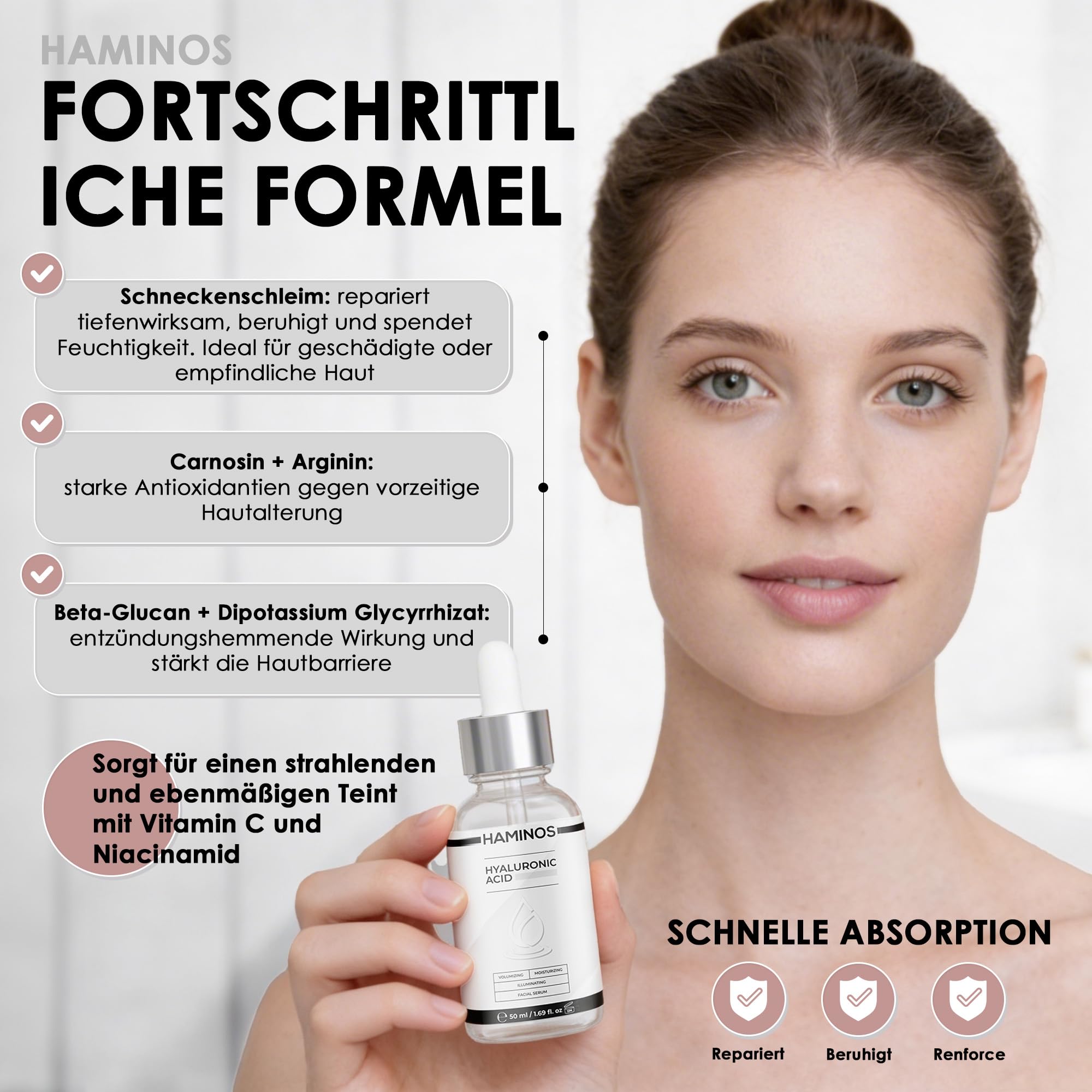 Mikrostrom Gesichtsmassagegerät mit 3D Roller - Gesichts- & Körperformwerkzeug für Kiefer, Nacken, Arme und Beine, 3 Intensitätsstufen, wiederaufladbar (Verwendung mit leitfähigem Gel)
