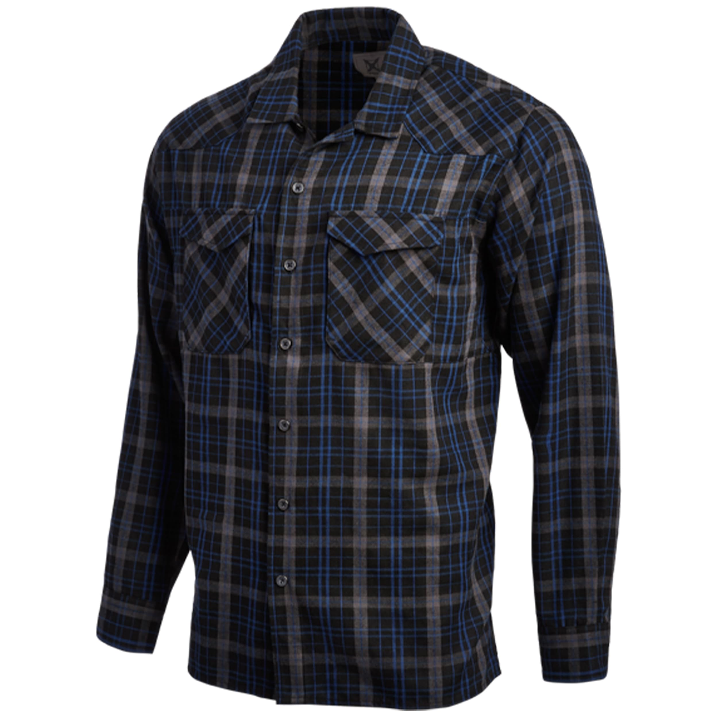 VertxCanyon Valley Mens Tactical Flannel Shirt Long Sleeve Outdoor Work Shirts with Pockets, Tactical Operations Gear