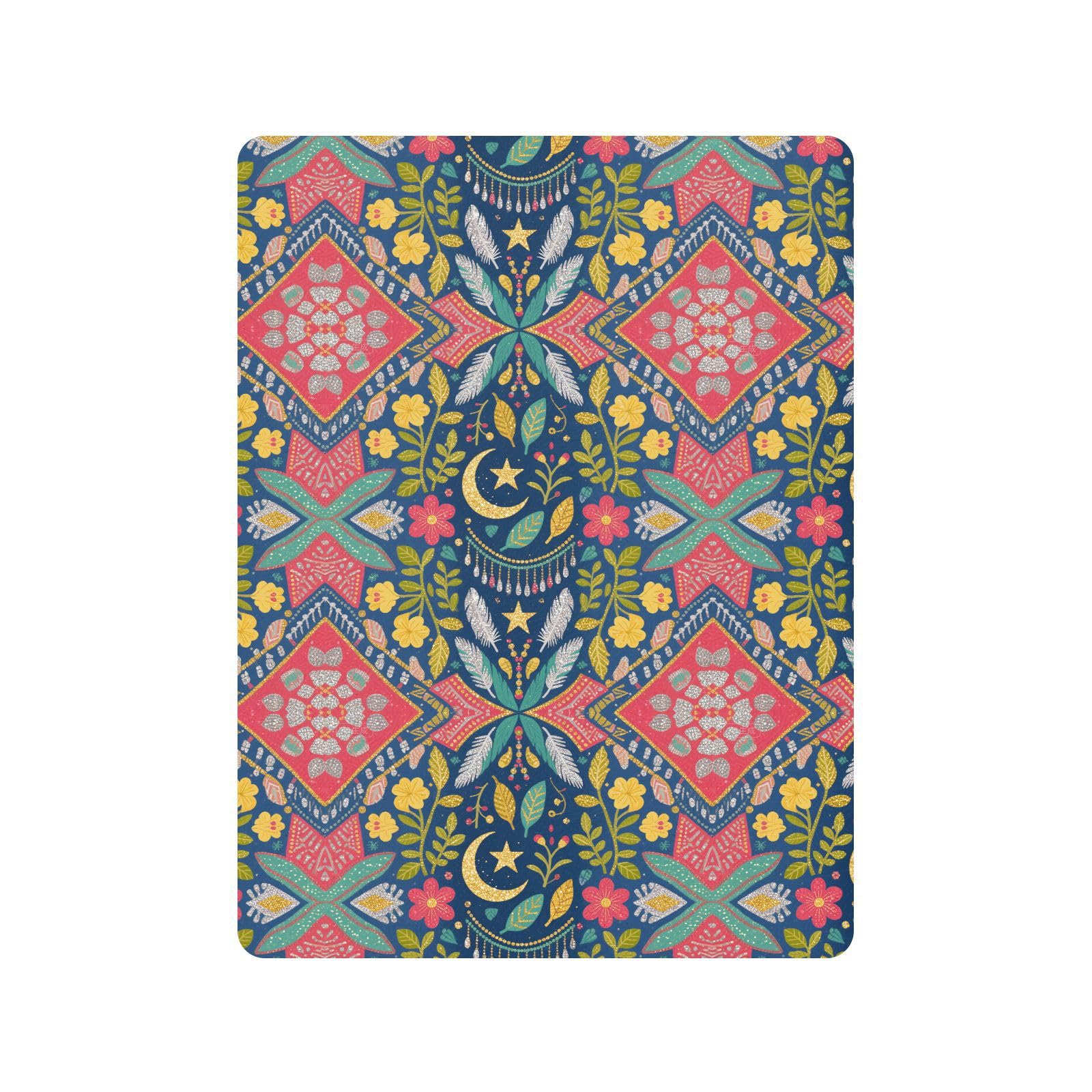 Sábanas bohemias con purpurina para cuna de bebé, niños y niñas, de algodón, cómoda y transpirable, para decoración de guardería, 1 paquete para cama de nin?os
