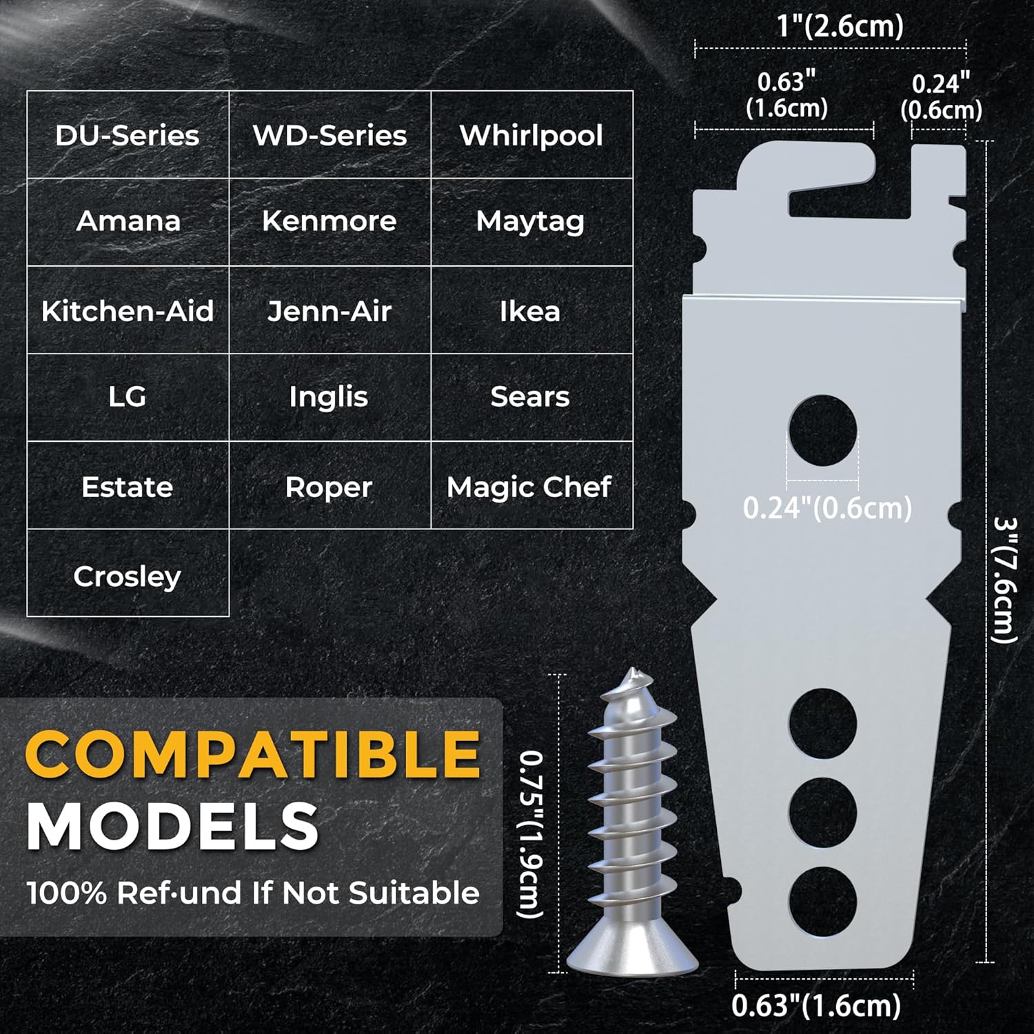 Universal Dishwasher Mounting Bracket Pack with Kenya Ubuy