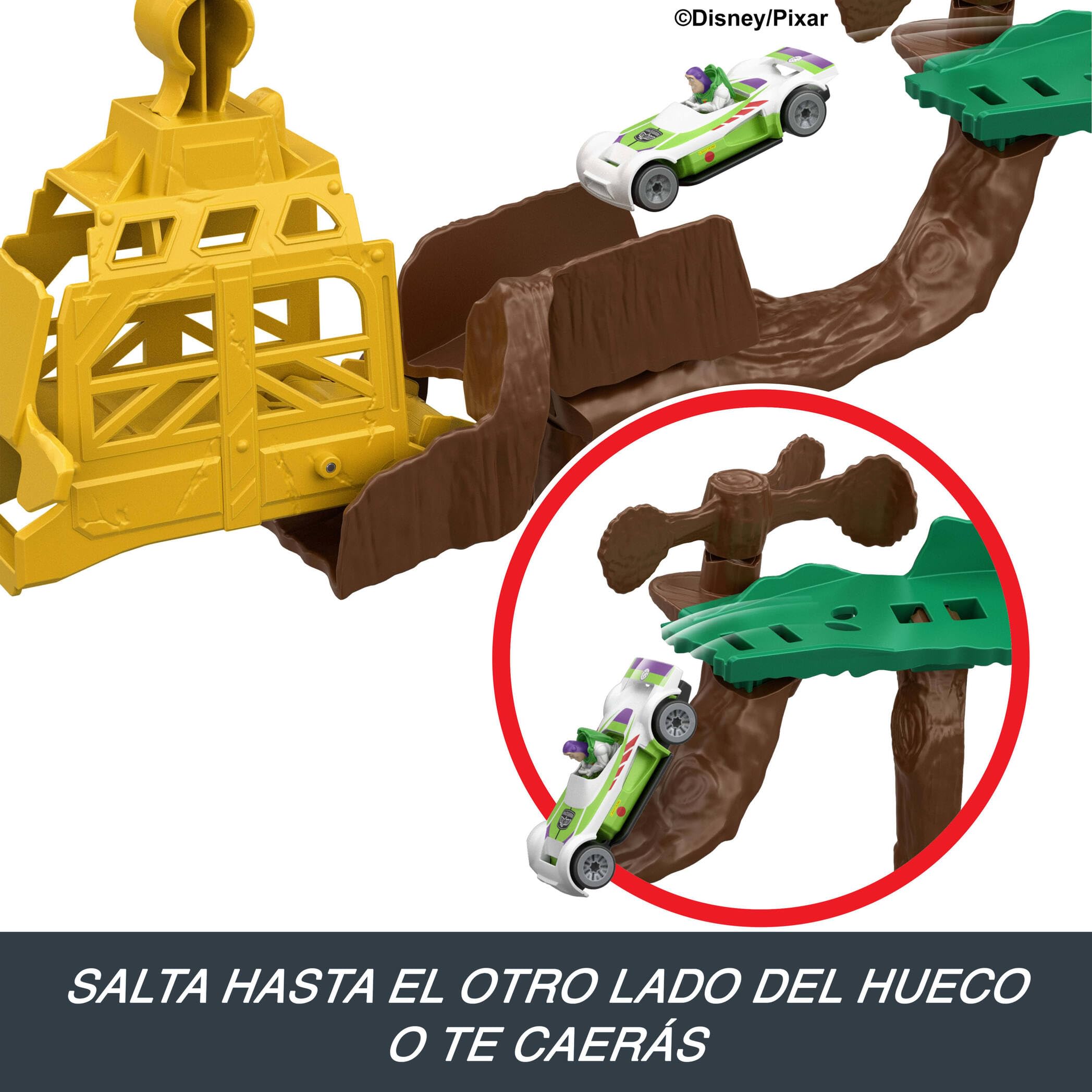 Hot Wheels Disney y Pixar Aventura Espacial de Buzz Lightyear | Inspirado en Toy Story 5, Hot Wheels Pista Superstar Speeders, JLH42
