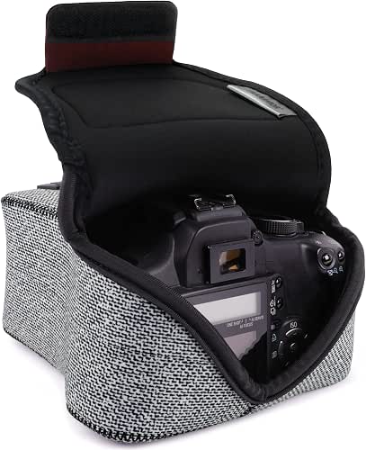 USA Gear Camera Sleeve (Medium) for Compact SLRs Compatible with