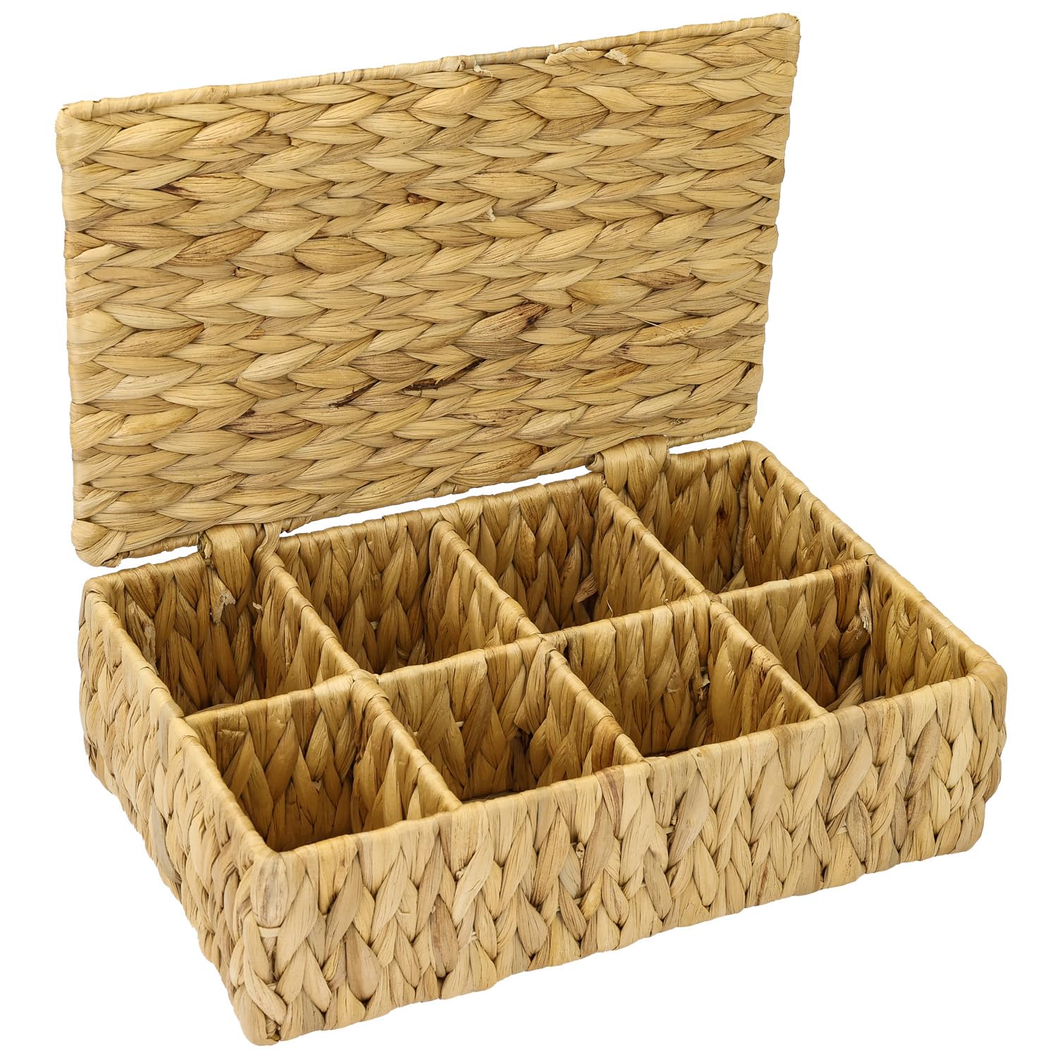 [HMF Water Hyacinth Woven Herbal Tea Bag Holder | Usato per Teiere Grande Capacità | Consumatori Americani | Ricettazion