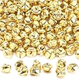 Augshy Jingle Bells for Crafts, 120 Pcs 1 Inch Christmas Jingle Bells,Bulk Sound Craft Bells for Christmas Home Festival Decorations DIY Project