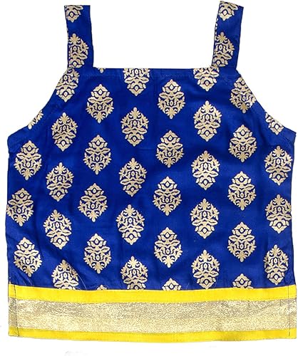 Vista 2 de Chandrakala Juego de choli Lehenga para niñas, estilo indio, tradicional, listo para usar, Pattu Pavadai, ropa étnica (KL104)