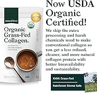Vista 3 de Natural Force - Polvo de péptidos de colágeno orgánico limpio - Certificado orgánico USDA y sin OMG, Certificado Keto y Paleo - Polvo de proteína