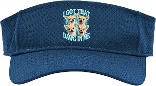 I Got that Dawg in Me Funny Chihuahua Dog Meme Sport Sun Visor