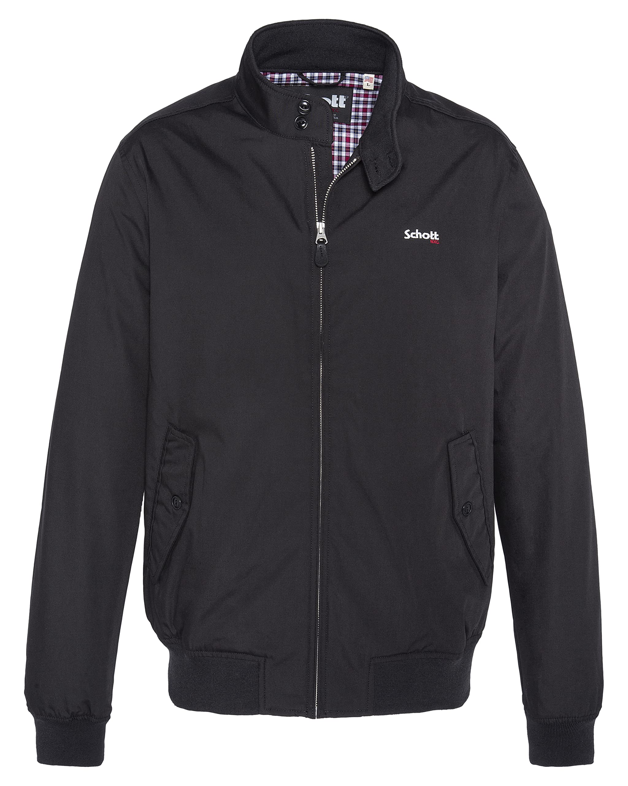 Schott NYC Men's Cabl1220 Jacket Not Applicable, Black (Black Black), X-Large