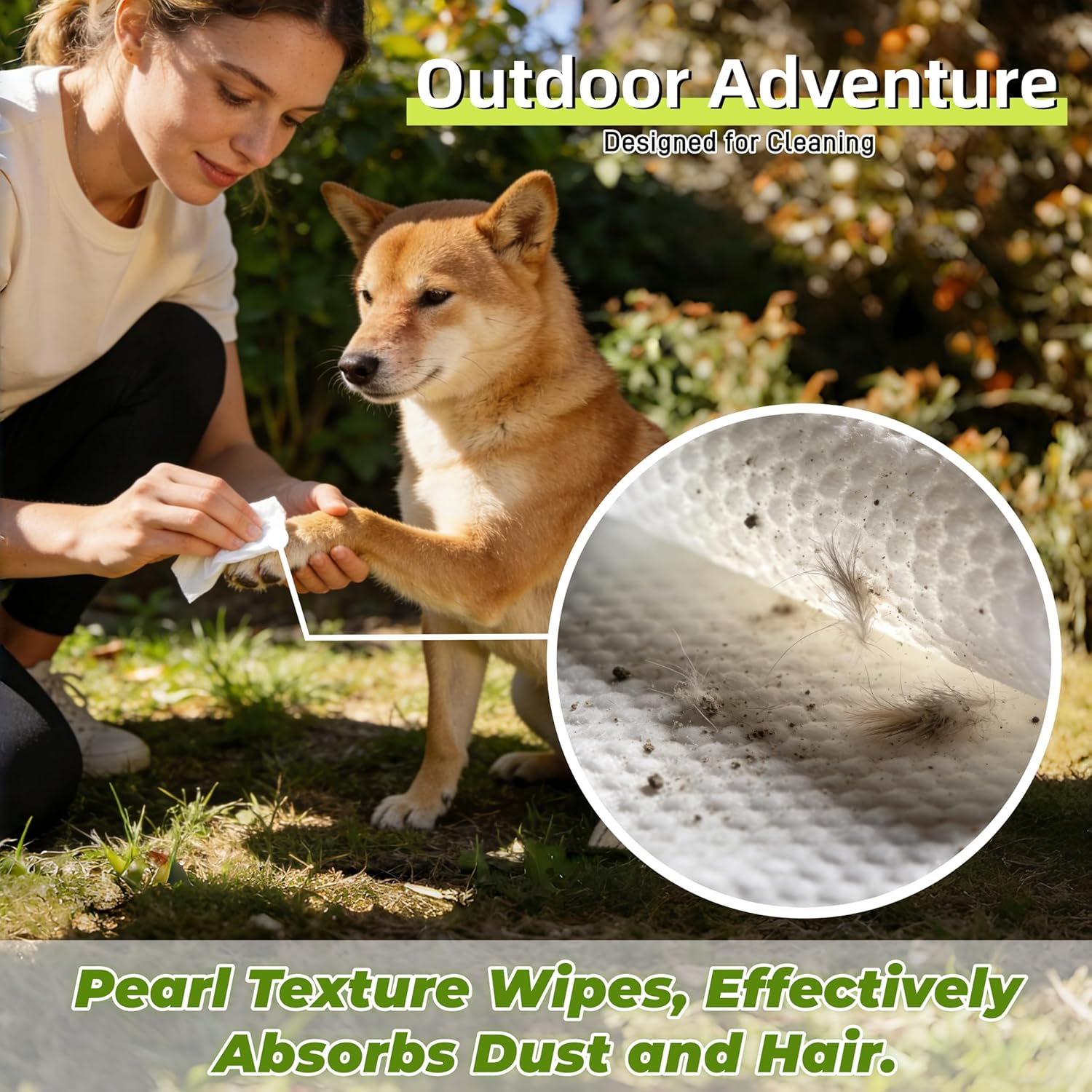Unscented Pet Wipes for Dogs and Cats (400 Count) - Hypoallergenic Biodegradable Grooming Wipes for Cleaning Paws, Face, Body & Fur - Gentle Deodorizing Dog Wipes & Cat Wipes for Daily Use