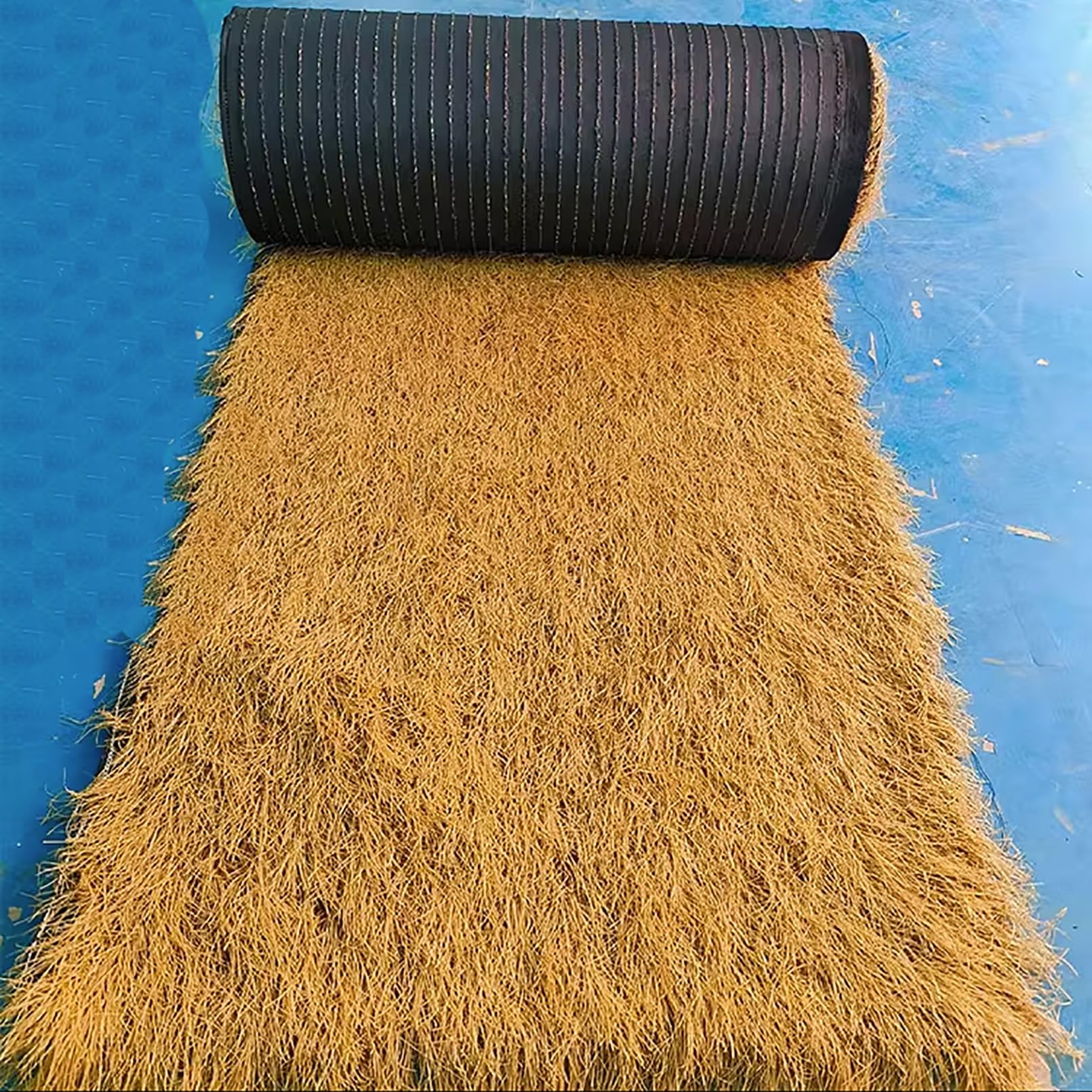 Tuile De Chaume Artificielle Rouleau De Toit De Palmier Artificiel Ignifuge Panneaux De Chaume Plastique PE Tuiles De Toiture En Chaume De Palmier Synthétique Pour Bar Parasol Abri Jardin Gazebos ( Si
