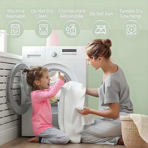 Miniatura 8 de JOSOP Protector de colchón Queen 100% impermeable, transpirable, refrescante, 3D, de viscosa de bambú, con bolsillo profundo de 6 a 16 pulgadas,