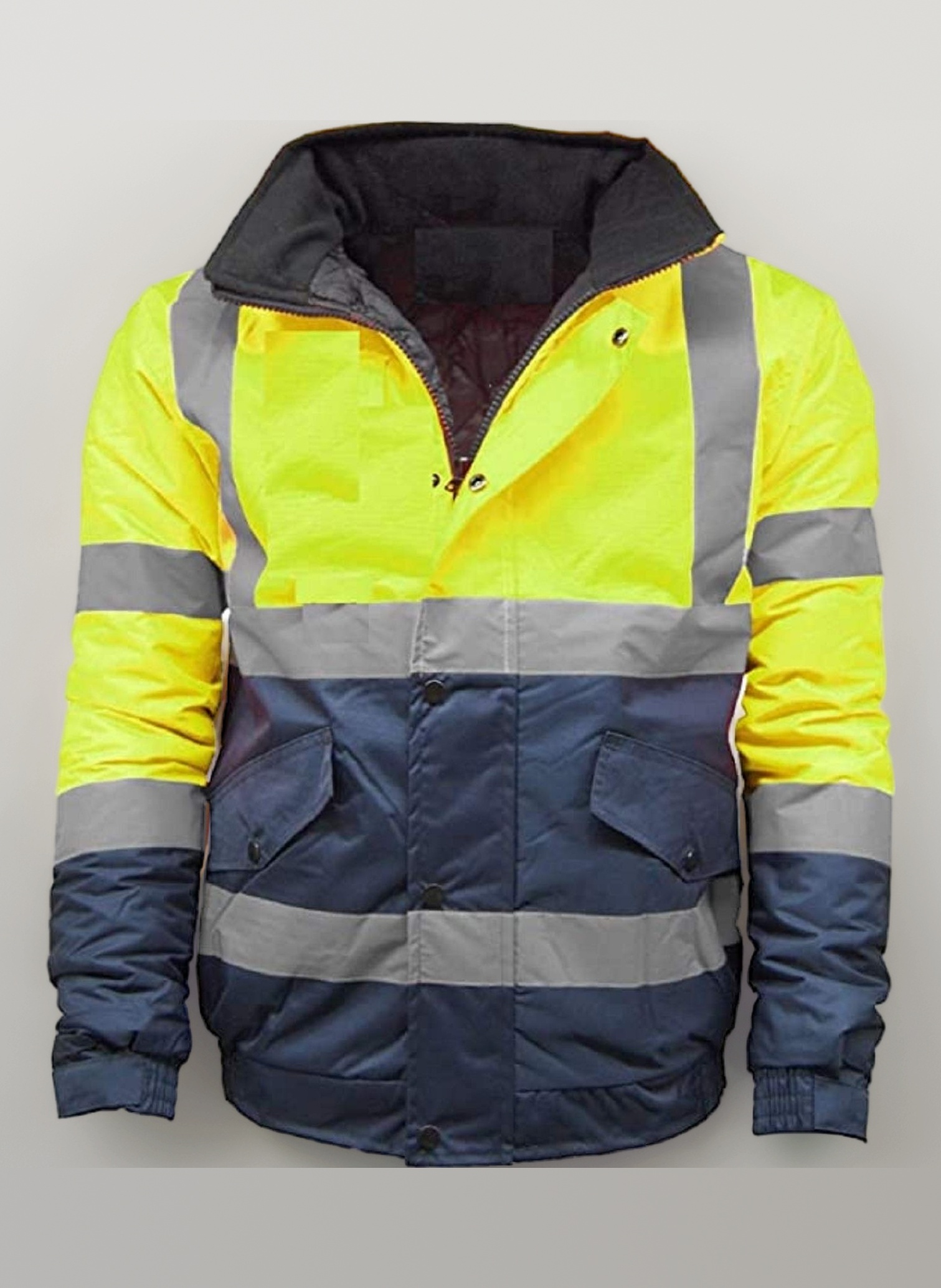 High Visibility Jackets | Winter Jackets for Men | Bomber Jacket | Hi vis Jacket | Concealed Hood | Polyester | Premium quality | Mulit-Pockets