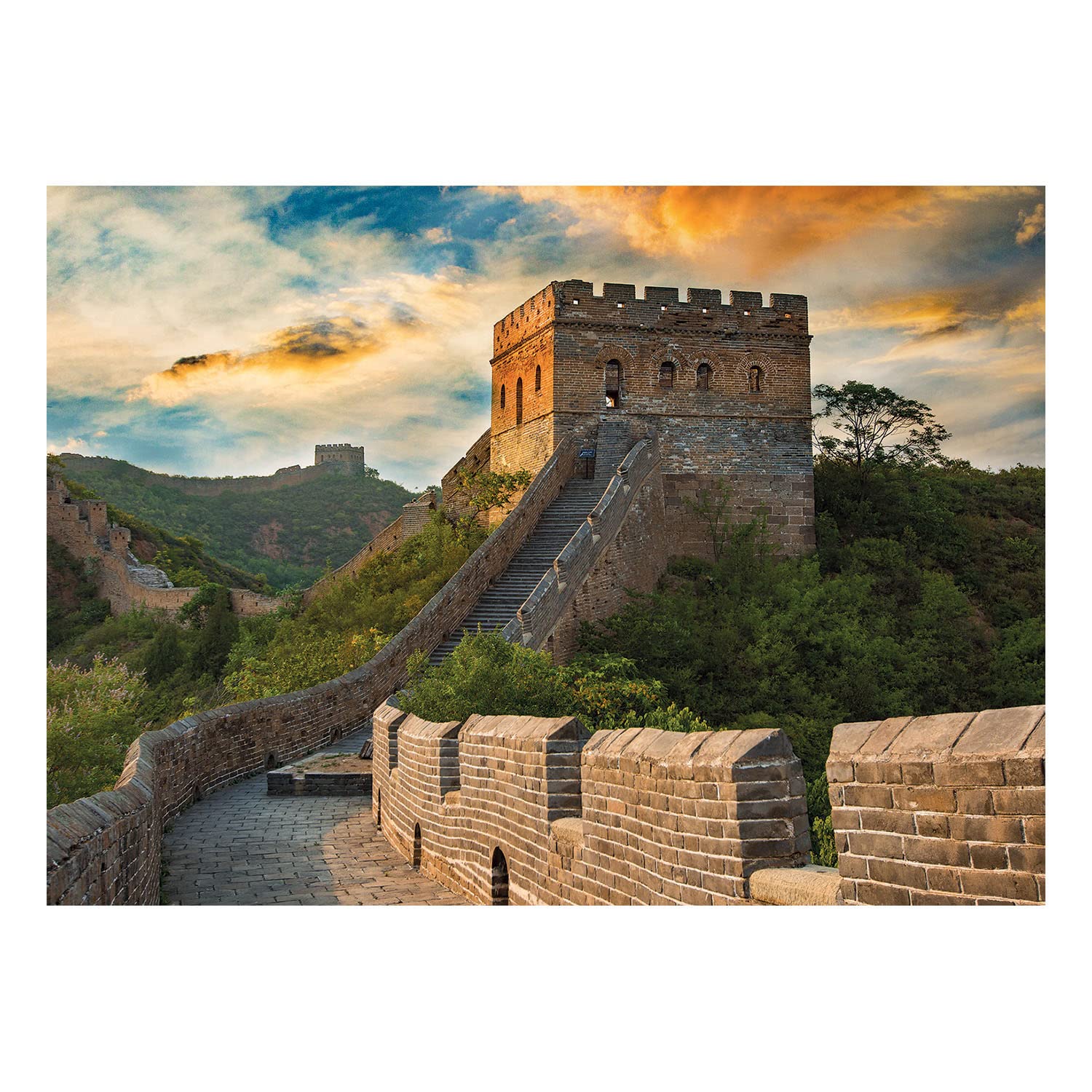 The Gifted Stationery Jigsaw Puzzle for Kids and Adults 1000 Piece, Wonders of the World - The Great Wall of China - Image 3