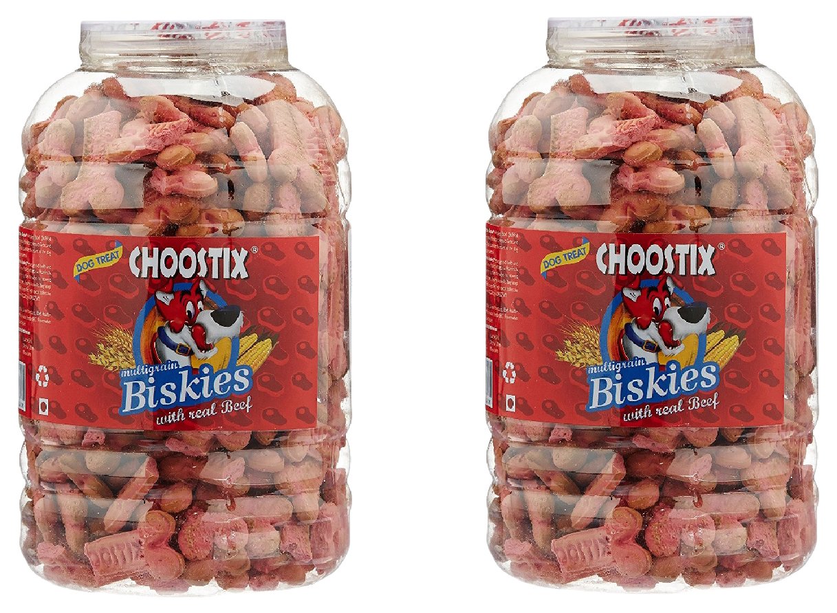 Choostix Biskies Real Beef Dog Treat, Buffalo, 1 kg (Pack of 2) (B074MJXYX2) Amazon Price History, Amazon Price Tracker