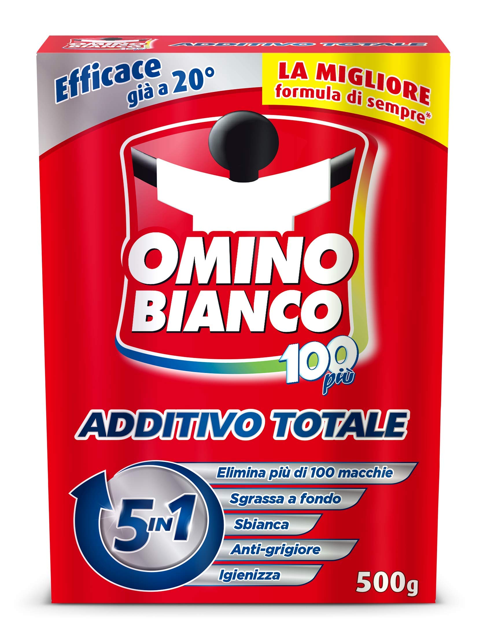Omino weiß – Zusatzstoff 100 + – 500 g x 14 – Pulver – 7420 ml