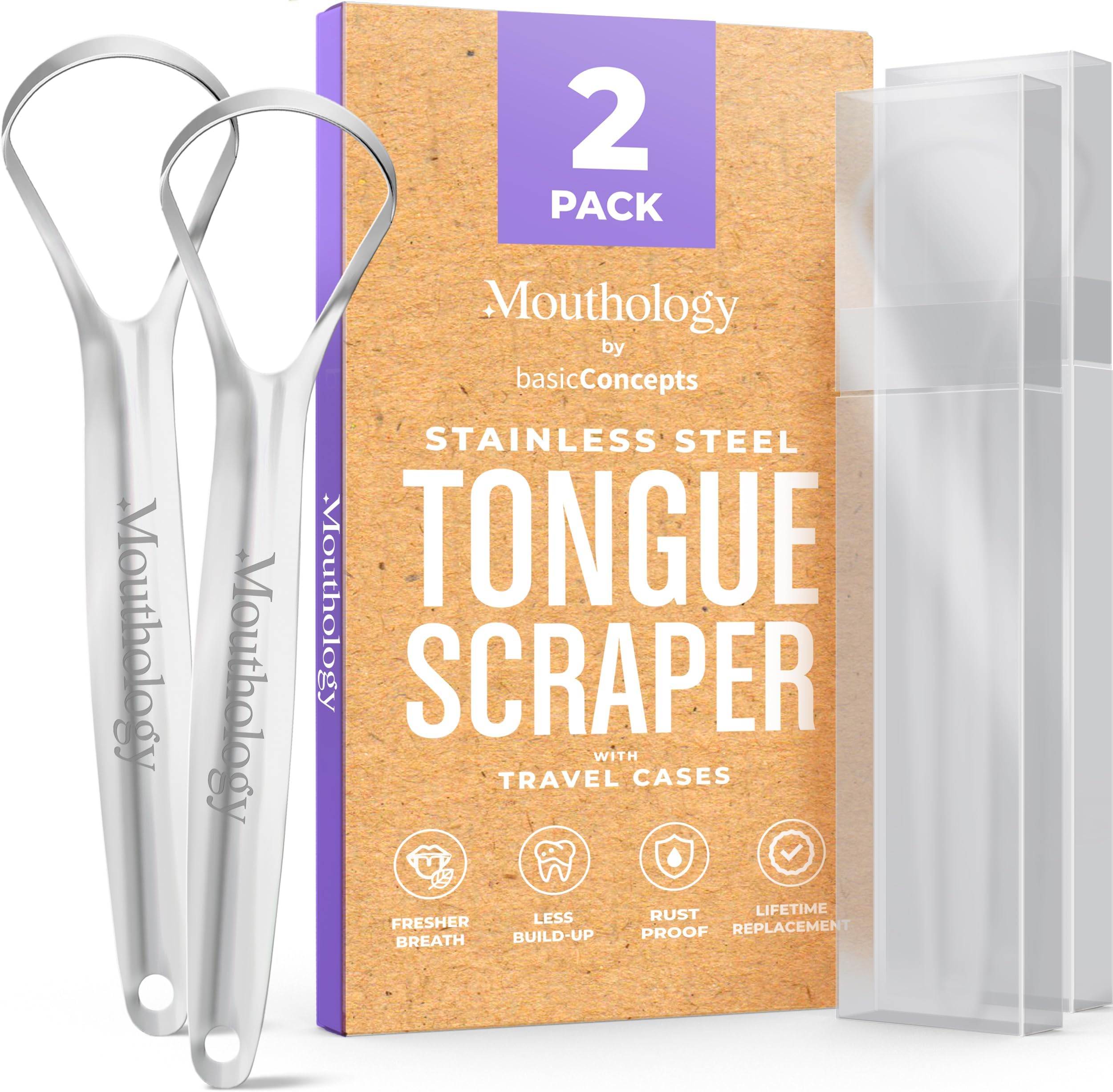 TruLife Tongue Scraper Tongue Cleaner Surgical Grade