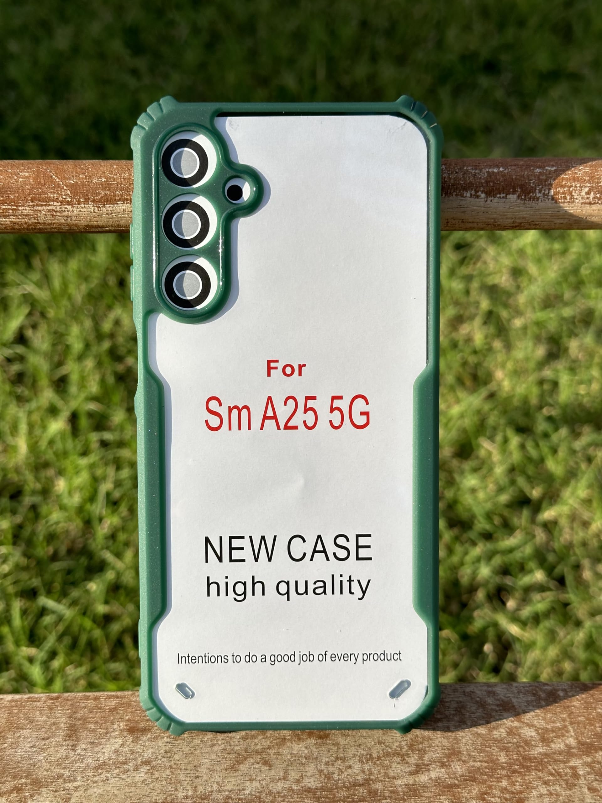 Muzz Samsung Galaxy A25 Case Cover, Ultra Slim Soft TPU Silicone Matte Shockproof Bumper Cover with Camera Protection Anti-Scratch Thin Flexible Phone Case for Samsung Galaxy A25 5G (Green)