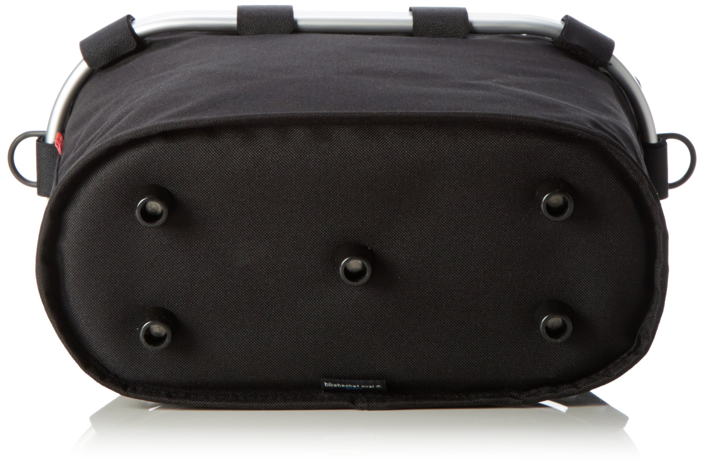 KLICKfix Farradtasche Bikebasket Oval S Schwarz, 34 x 31 x 17.5 cm