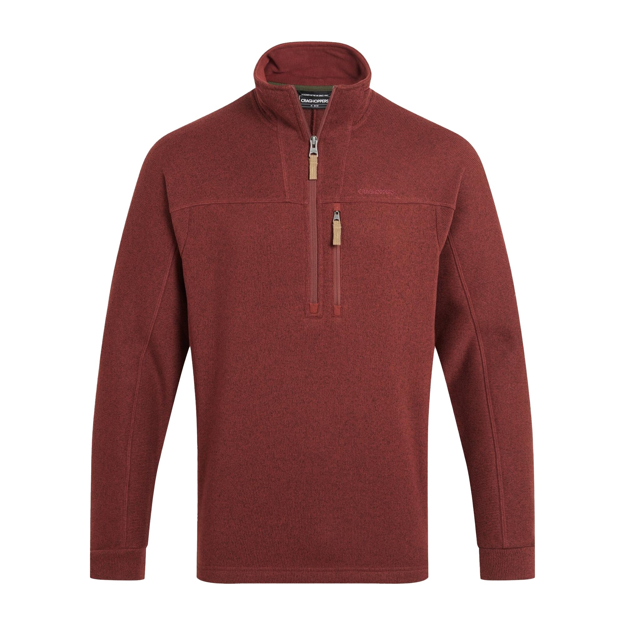 Craghoppers Men's Red Jasper Torney Iii Half Zip Fleece: : :, Col Xxl