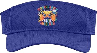 Kindergarten Level Unlocked Video Game Lover Gamer Gaming Sport Sun Visor