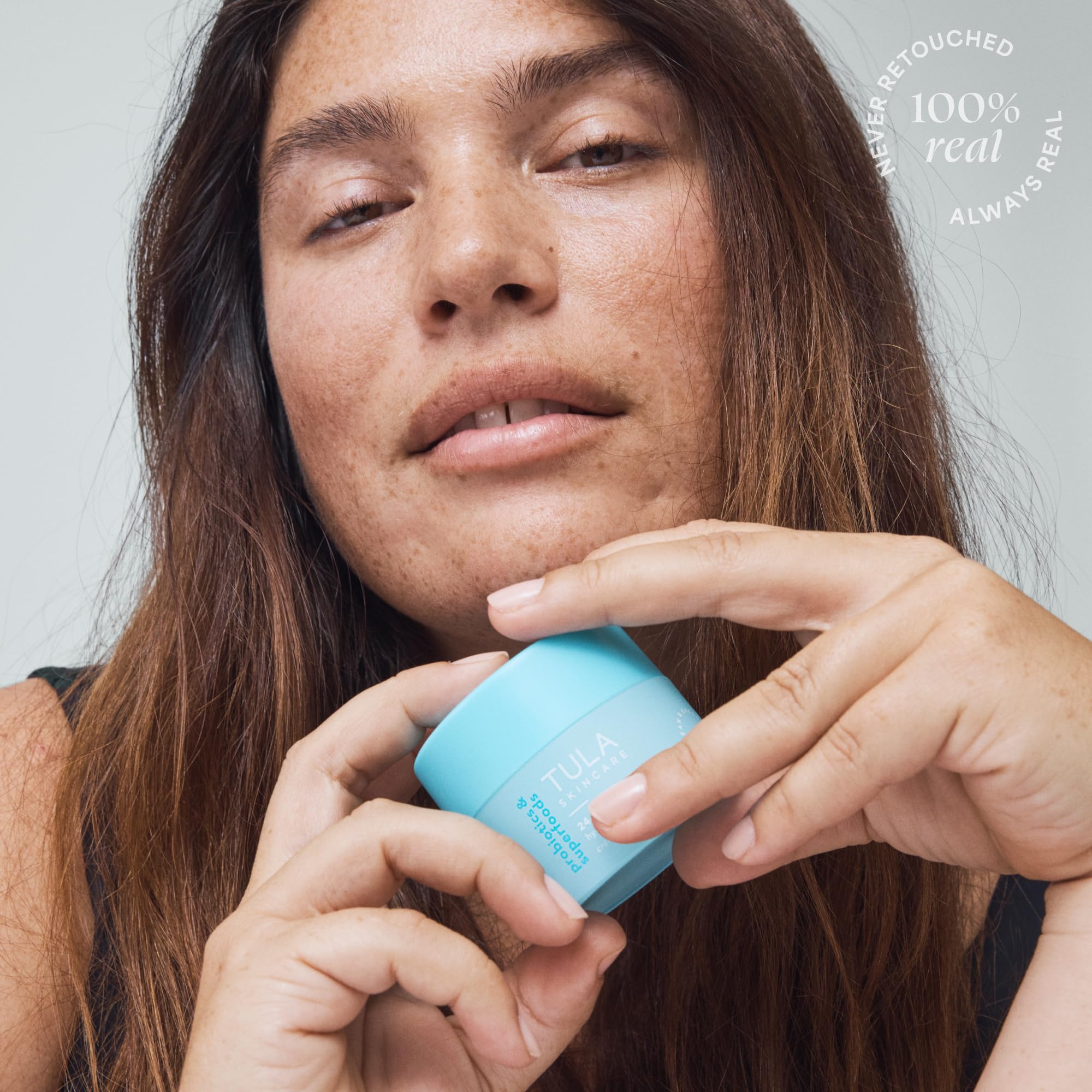 TULA Skin Care 24-7 Hydrating Day & Night Cream - Nourishing Moisturizer for Face, Maintain Skin Balance & Improve Skin Smoothness, Contains Watermelon & Apple Extract: Regular + Travel Size Duo