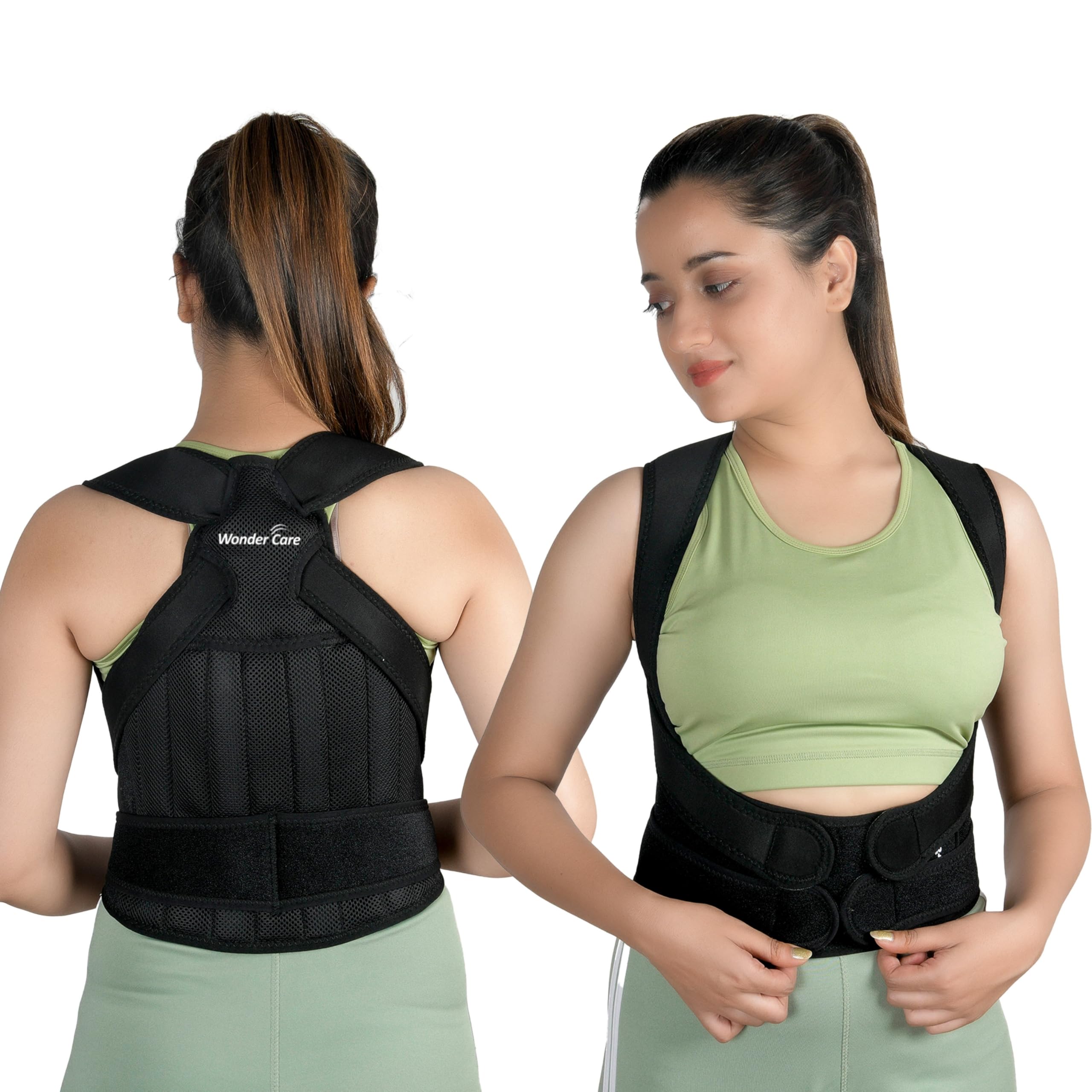 Wonder Care Posture Corrector Taylor Back Brace for Women and Men with Magnetic Therapy, Adjustable Full Back Straightener for Upper Lower Back Pain Relief, Spine Scoliosis Support Belt (B0CX4YKZXB) Amazon Price History, Amazon Price Tracker