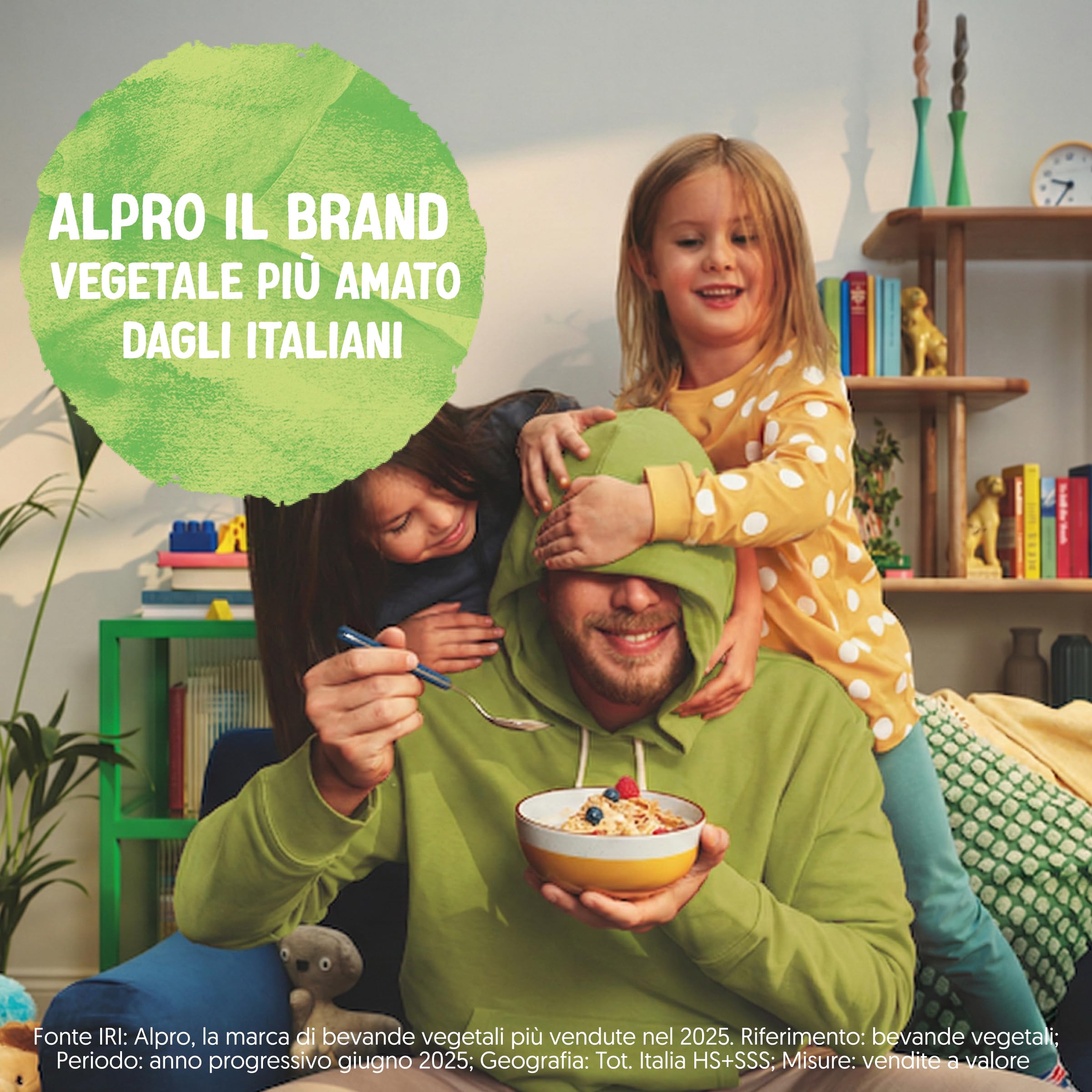 ALPRO CLASSICO, Bevanda alla NOCCIOLA, Naturalmente Senza Lattosio, con Vitamine B2, B12 e D - 8 confezioni x 1 Litro