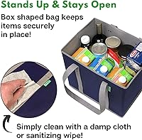 Vista 5 de Creative Green Life Combo de bolsas reutilizables para comestibles y bolsas enfriadoras