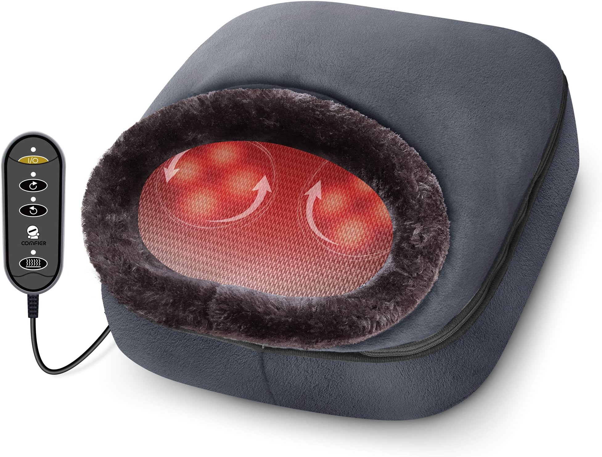 COMFIER Shiatsu Foot Massager with Heat Kneading Back