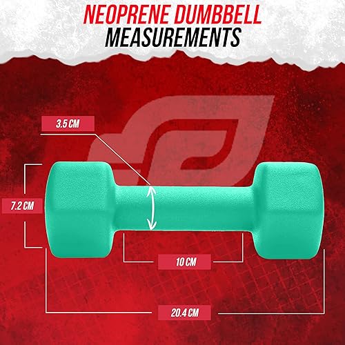 Miniatura 3 de Juego de mancuernas hexagonales revestidas de neopreno para un agarre antideslizante, juego de pesas de mano hexagonales de neopreno, juego de dos