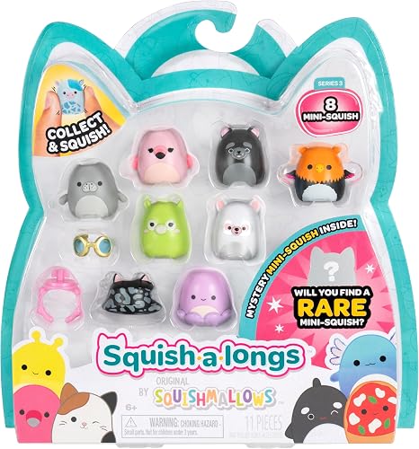 Squish-a-longs Mini-Squish 8件装 第3波