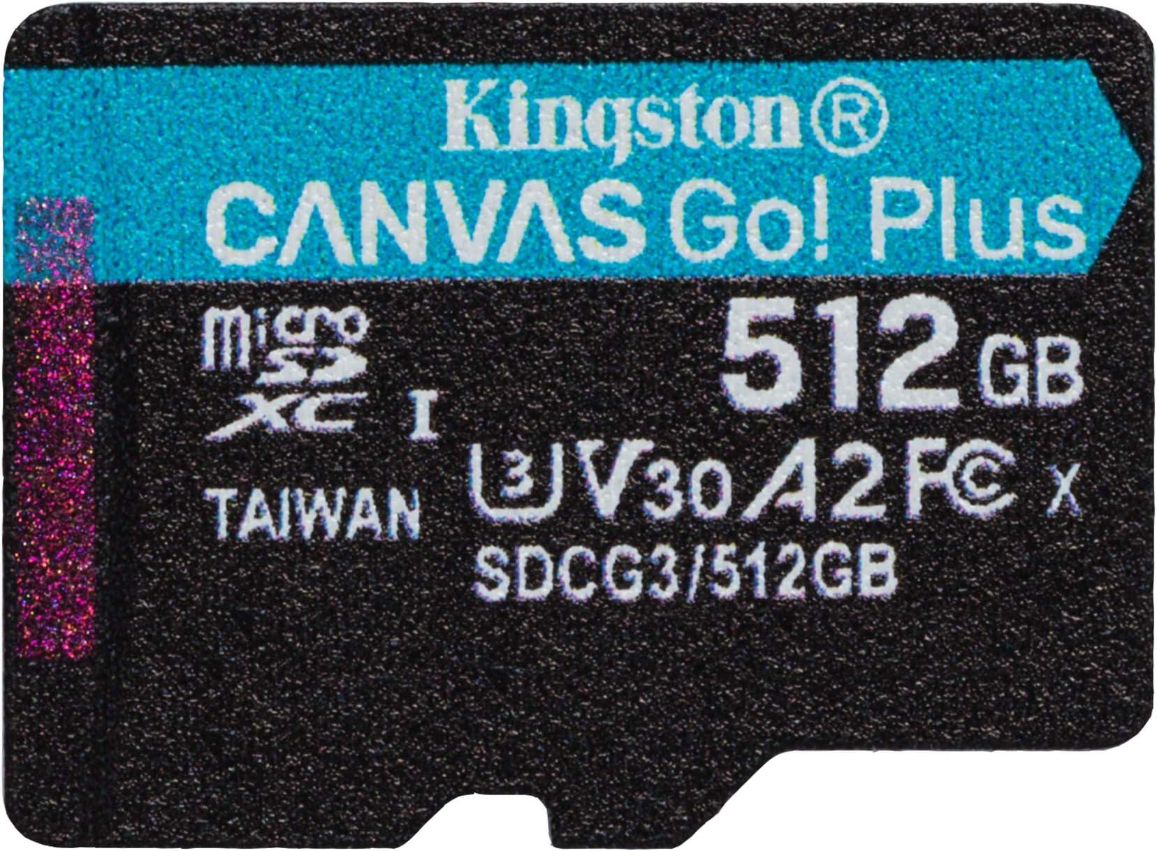 Kingston 512GB Canvas Go Plus microSDXC Card | Up to 170MB/s | UHS-I, C10, U3, V30, A2/A1 | without Adapter | SDCG3/512GBSP