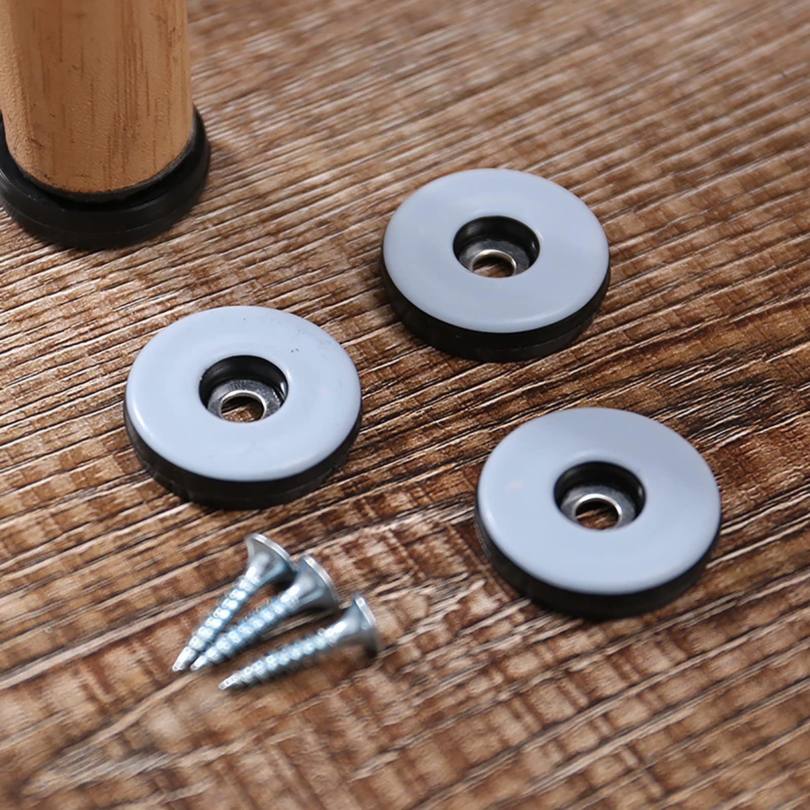 Teflon Furniture Sliders,Furniture Glides with Screws 20pcs 25mm for Chairs Tables and Appliance Sliders on Hardwood and Rugs(Grayish Blue) - Image 4