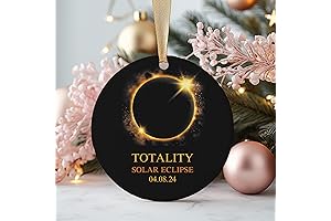 Solar Eclipse Ornament 2024: A Keepsake for the Christmas Tree or Gift Exchange