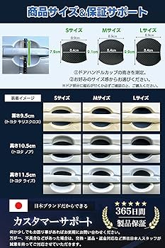 Amazon | 【整備士監修×ドア傷ガード】 ドアハンドルプロテクター